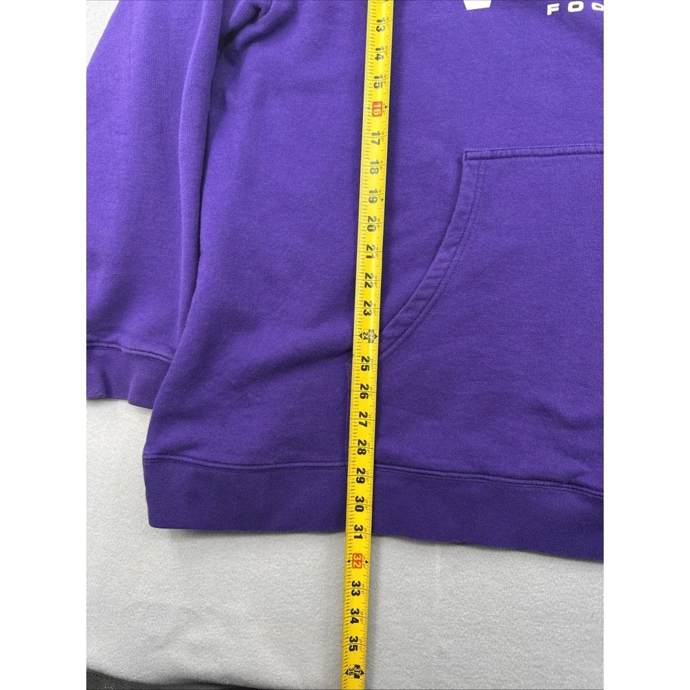 Vintage 90s‎ Y2K Minnesota Vikings NFL Hoodie Men's 4XL Purple Majestic Boxy Fit